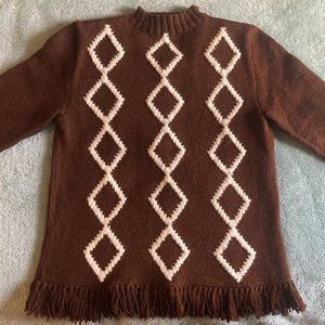 Vintage hand knit sweater!